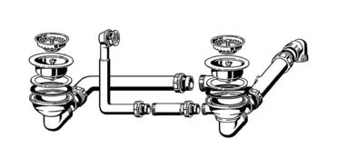 Fitting set 2 x 3.5" SUPREME,WAVE,YPSILON (replaced by 223145)