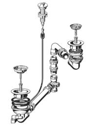 Fitting set 3.5" pop-up control + 1.5" manual COSMO 5 S (replaced by 223292)