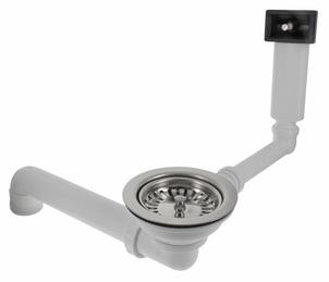 Fitting set 1 x 3.5" without pop-up control overflow  rectangular (replaced by 225564)