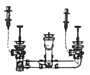 Fitting set Cron/2 brown