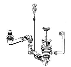 Fitting set 3.5" pop-up control + 1.5" manual (replaced by 220625)