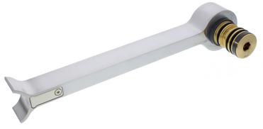 Brauseaufnahme Edelstahl finish M15x1 inklusive Magnet