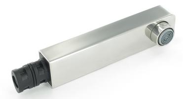 Brausekopf LEVOS-S HD Edelstahl seidenglanz seidenglanz, Edelstahl seidenglanz, Hochdruck