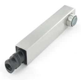 Spray head LEVOS-S stainless steel brushed finish satin matt, stainless steel satin matt, High Pressure