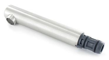 Brausekopf LINEE-S HD Edelstahl seidenmatt komplett seidenmatt, Edelstahl seidenmatt, Hochdruck