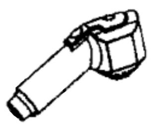 Spray head PALLAS-S LP silgranit brown complete NB SILGRANIT-Look, silgranit brown, Low pressure