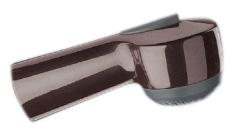 Brausekopf ELIPSO-S HD braun komplett galvanisch, braun, Hochdruck