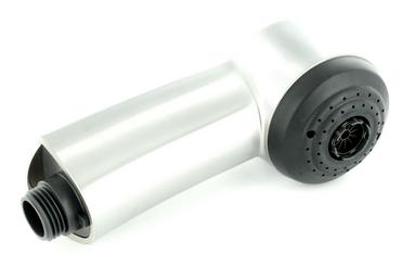 Brausekopf MERKUR-S ND Edelstahl finish komplett galvanisch, Edelstahl finish, Niederdruck