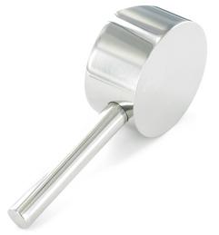 Lever LINUS-S HP stainless steel satin polish NF, stainless steel satin polish