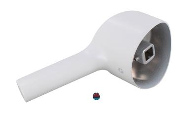 Hebel ELIPSO II keramikweiß Farbindex B, keramikweiß matt