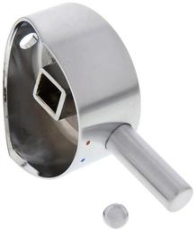 Lever LINUS /-S short stainless steel finish (lever altogether = 80 mm) NF, stainless steel finish