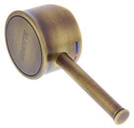 Hebel LIVIA-S Messing gebürstet komplett Rev01B AV, Messing gebürstet