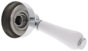 Hebel TRADON chrom komplett AV, weiß/chrom