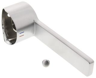 Hebel Edelstahlfinish kpl. Rev 07, Edelstahl finish