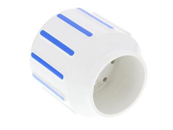 Drehgriff URANUS blau weiß komplett, weiß