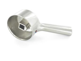 Lever ELIPSO stainless steel optic complete, stainless steel look