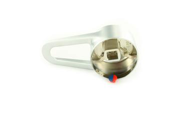 Lever ORION stainless steel finish complete with screw