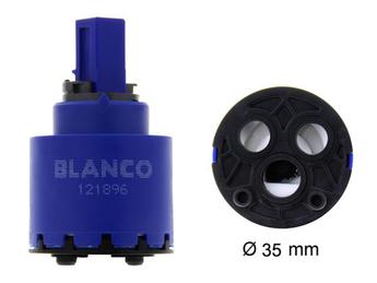 BLANCO Cartouche 35 mm HD CT (vervangen door 121894), blauw, Hoge druk