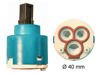Kartusche ND Ø= 40 mm (ersetzt durch 116611), blau, Niederdruck