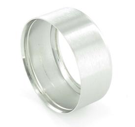 Kartuschenabdeckring  LINEE Edelstahl seidenmatt AV