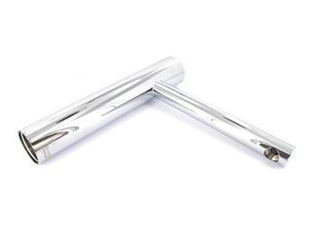 Auslauf LINEE chrom mit SteelArt-Logo NF