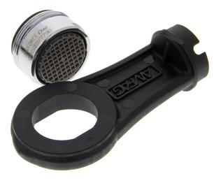 Strahlregler HD AG "Airforceone" chrom (116585) + Reinigungsschlüssel für 116585 (116586) AM (ersetzt durch 117344), Hochdruck