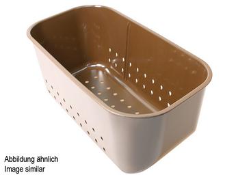 Colander PRIMO white right (replaced by 207661), plastic, white
