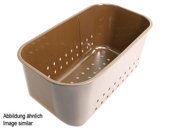 Colander PRIMO brown left (replaced by 207662), plastic, brown