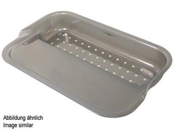 Resteschale weiß für CLASSIC 5 S Edelstahl, Kunststoff, weiß