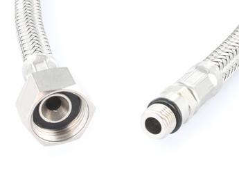 Flexible hose with integrated seal 50 cm metal M10x1 (replaced by 119913) MZ