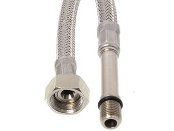 Flexible hose for spray without seal 20 cm metal (replaced by 119679) AV