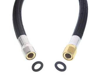 Brauseschlauch inklusive Dichtung 150 cm Metall AV