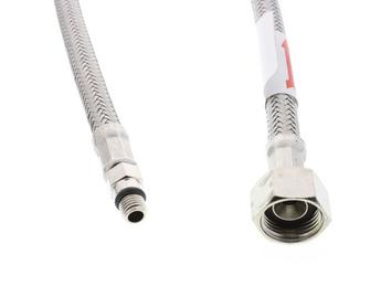 Flexible hose with integrated seal 50 cm metal BL (SO)