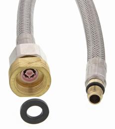 Flexible hose filter water 50 cm metal 3/8" SO