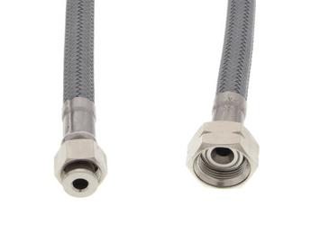 Connector hose for shower hose 20 cm nylon M12x1 x M15x1 AV