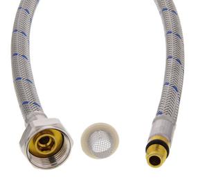Flexible hose blue+filter gasket (f) 55 cm metal M8x1 (replaced by 119374)