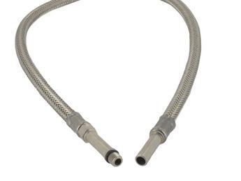 Flexschlauch ND ohne Mutter Ø= 8 mm 50 cm Metall M8x1 NB