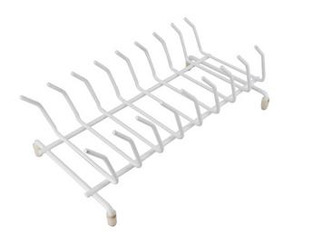 Plate rack PRIMO, PRIMO-BOX white, Metal laminated, white