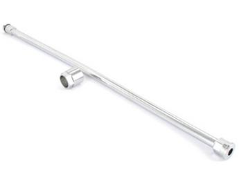 Aansluitingsbuis chroom 31 cm metaal NF