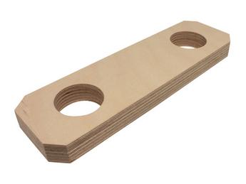 Stabilizing plate wood AXIS II 6 S (replaced by 513383 or 513384)