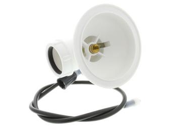 Drain valve with bowden cable 600 VI (replaced by 125573 and 125641), white