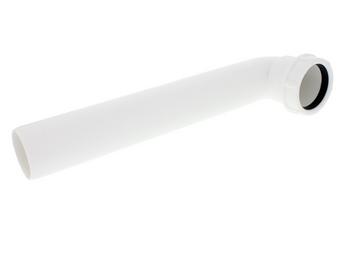 L-outflow pipe Ø 40 mm, length: 50 x 245 mm VI