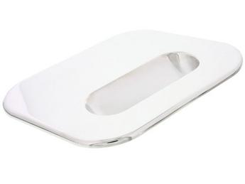 Lid PRIMO-BOX/ -mini left stainless steel, Stainless steel