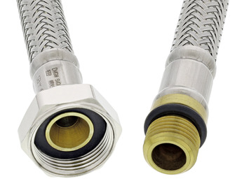 Flexschlauch 60cm ohne Dichtung M15x1-M10x1 SO