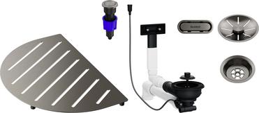 PAKET OOVALON Komponenten satin platinum, satin platinum