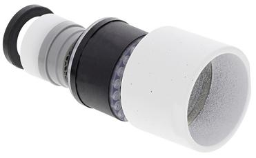 Strahlregler IG M22x1 HC Laminar TT silgranitweiß PN, Hochdruck