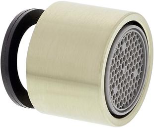 Strahlregler IG M22x1 HC Laminar STD satin gold PN, Hochdruck