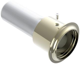 installation seat without hole for drain remote control  LUNEOO satin gold