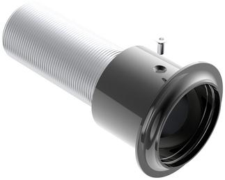 installation seat without hole for drain remote control  LUNEOO satin dark steel