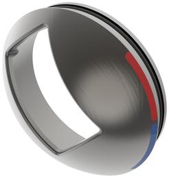 Abdeckring satin platinum